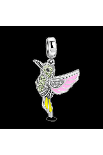 Choice3 B3703 Hot Selling 925 Silver Hummingbird,Bird Bead Pendant Suitable f...