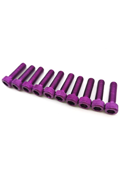 Choice3 10 pcs-Purple 10pcs M6x20mm universal 6MM racing motross part kit fai...