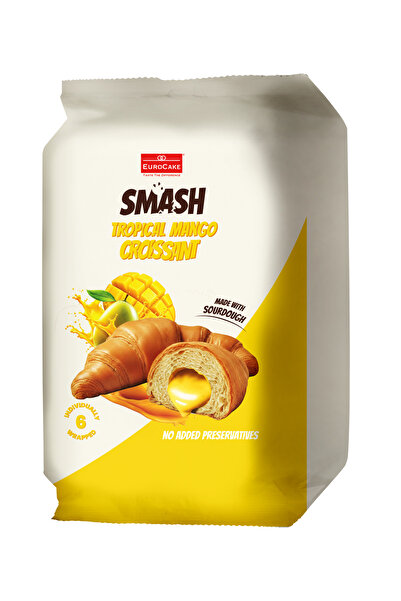 Eurocake Smash Tropical Mango Croissant 240g (40g x 6)