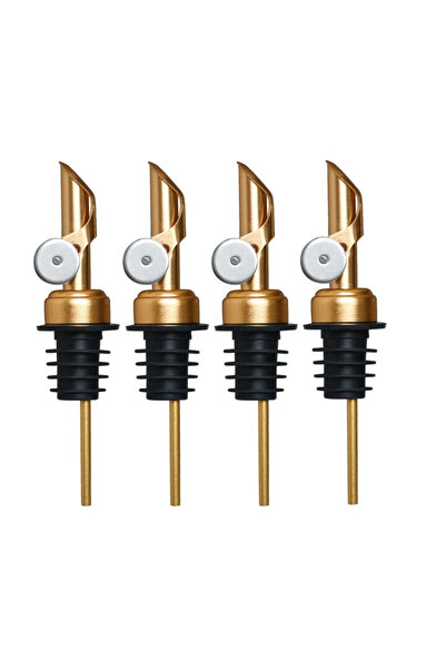 Choice4 4 قطع ذهبية، موزع نبيذ، 1/3/4 قطع، غطاء فتح وإغلاق تلقائي من الفولاذ ...