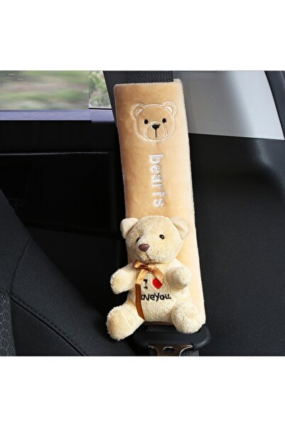 Choice4 5 وسادات حزام أمان للسيارة على شكل حيوانات لطيفة، غطاء وسادة غطاء وسا...