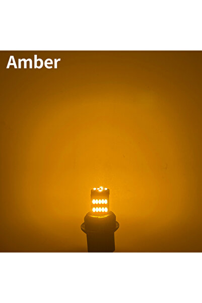 Choice1 قطعتان من مصابيح LED كهرمانية اللون W5W T10 بتقنية Canbus، 26 SMD، فا...