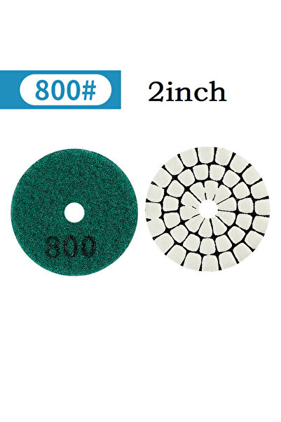 Choice6 Grit 800 2 Inch 50mm Dry Polishing Pad Type For Granite Marble Sandin...