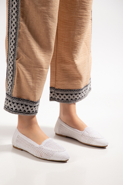 tayyarshoes Izel Knitted Ballerina Flats, Lightweight and Comfortable, Suitab...