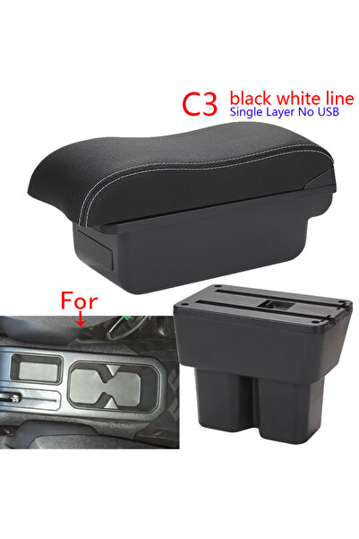 Choice3 مسند ذراع C3 أسود وأبيض بدون USB لسيارة سوزوكي جيمني، صندوق مسند ذراع...