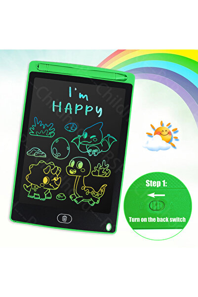 Choice1 لوحة كتابة رقمية خضراء بشاشة LCD مقاس 8.5 بوصة، لوحة رسم رقمية، لوحة ...