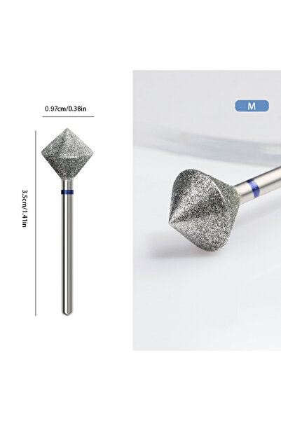 choice2 رؤوس حفر ماسية للأظافر، قاطع طحن، أداة ملحقة لحفر الأظافر الدوار، أدا...