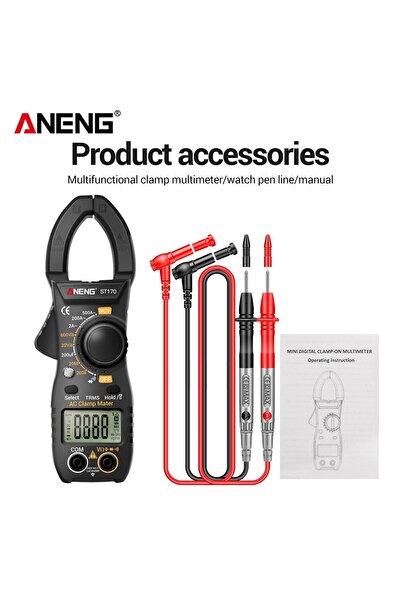 choice2 ANENG ST170 black Clamp Meter Multimeter ANENG ST170 1999 Counts Digi...