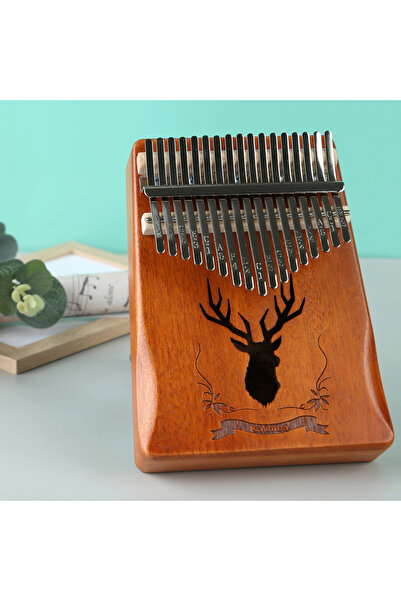 Choice6 17key reindeer retro 21 Keys Thumb Piano Calimba Professional Tuned P...