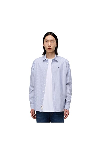 Napapijri P0A891594S1-R G-Terra Oxford Men's Shirt Blue