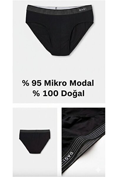 Dagi Men'S, 95% Micro Modal 5% Elastane 3 Piece Slip