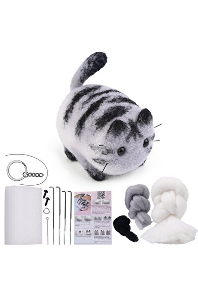 Choice6 مجموعة مواد صوف غير مكتملة الصنع من نوع KRABALL للكلاب والقطط، مناسبة...