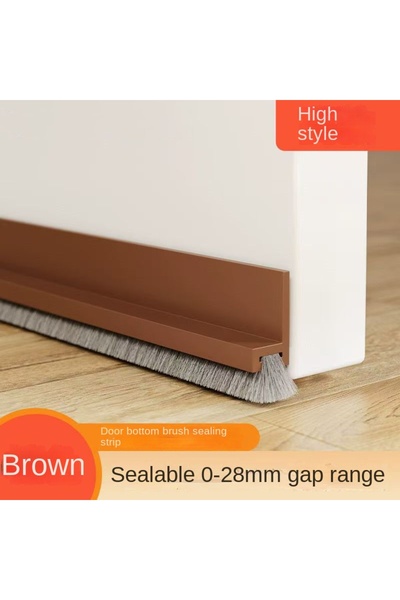 Choice3 شريط لاصق بني اللون بطول 1 متر وعرض 50 مم لسد فجوات الأبواب، يُستخدم ...