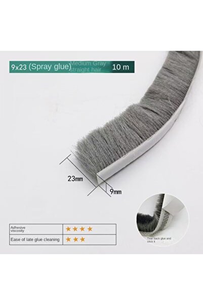 Choice14 شريط عازل للصوت والغبار، مقاوم للرياح والغبار، مناسب للأبواب والنواف...