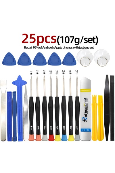 Choice4 مجموعة مفكات دقيقة مكونة من 25 قطعة للهواتف المحمولة وأجهزة الكمبيوتر...