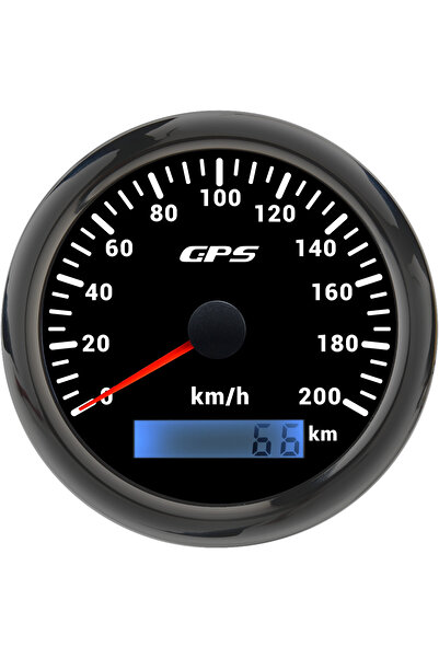 Choice6 عداد سرعة عالمي 85 مم مزود بنظام تحديد المواقع العالمي (GPS) وإضاءة خ...