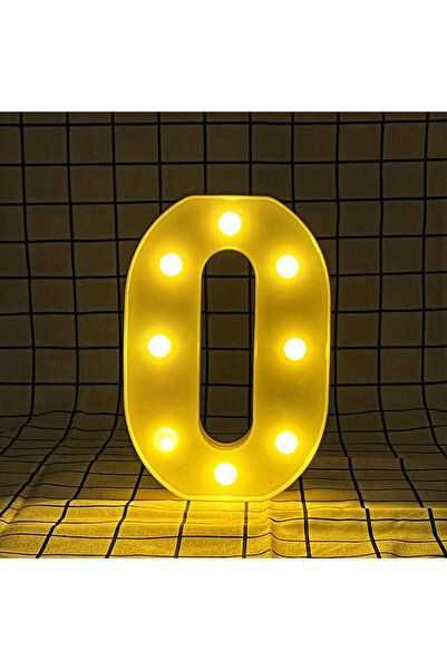 Choice30 22cm O 22cm LED warm light letters and numbers, using batteries as a...
