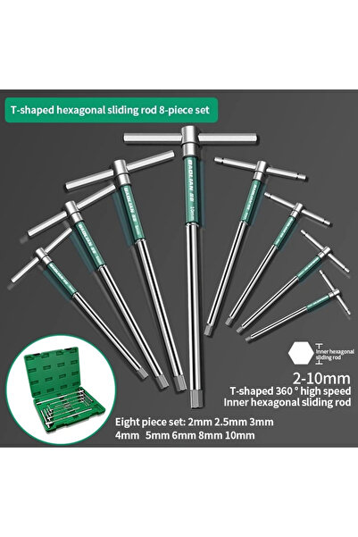 Choice4 8 pcs T/L 2.5/3/4/5/6/8/10mm Torx Screwdriver T Type Allen Hex Wrench...