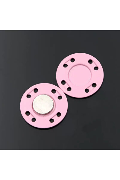 choice2 4 قطع من المشابك المغناطيسية الوردية مقاس 25 مم، مناسبة حقيبة والحقائ...