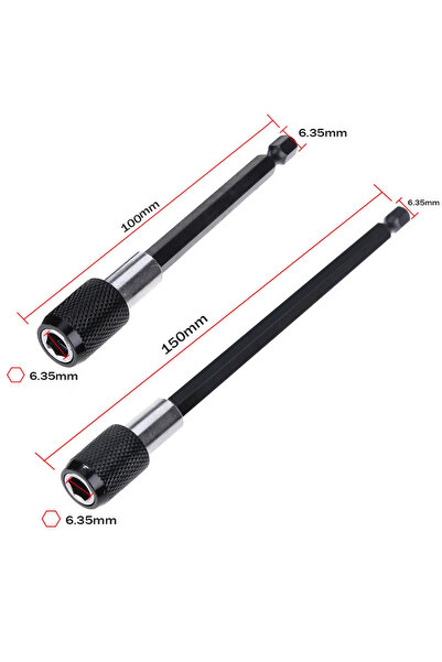 Choice1 100 150mm 1/4 Inch Hex Shank Quick Release Electric Drill Magnetic Sc...