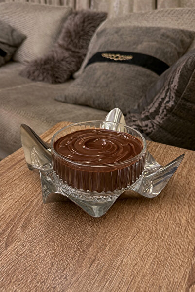 Palaces Stainless steel tray with glass top for serving chocolates