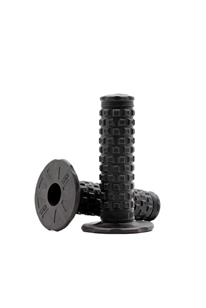 choice2 زوج من مقابض مقود الدراجة بقطر 22 مم، أسود بالكامل، مناسبة لمقود دراج...