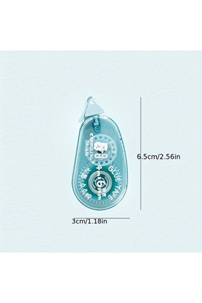 Choice1 شريط لاصق مزدوج الجوانب أزرق، من 1 إلى 4 قطع، 157.48 بوصة × 6 مم، منا...