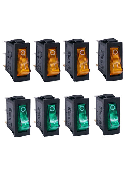 Choice4 8pcs mixed color 8/10Pcs Rker Switch Toggle AC 20A/125V 15A/250V SPST...