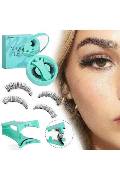 choice2 رموش مغناطيسية قابلة لإعادة الاستخدام، رموش منك ثلاثية الأبعاد مجنحة ...