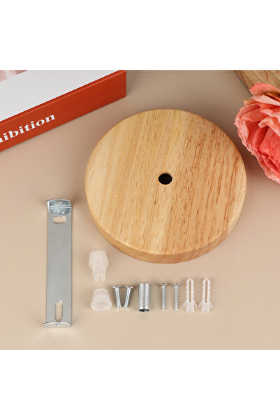 Choice3 JETTING A6 12cm 〔YY32〕10/12cm قاعدة مصباح خشبية حديثة للسقف، حامل مصب...