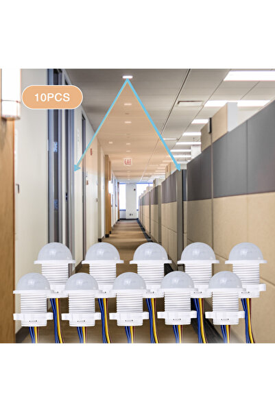 Choice4 مجموعة GGBEE من 10 قطع من مستشعرات الحركة الصغيرة بالأشعة تحت الحمراء...