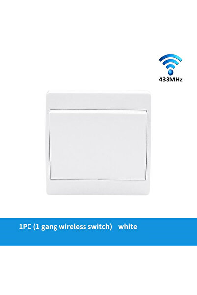 Choice5 white 1gang Self-Power Generation Wireless Switch IP44 Waterproof no ...