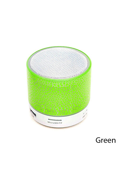 Choice3 مكبر صوت سيارة صغير محمول جديد أخضر اللون A9 مزود بإضاءة LED متوهجة، ...