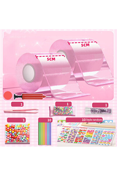 Choice12 مجموعة من لفتين من شريط نانو لاصق لصنع فقاعات النفخ، مجموعة كاملة من...