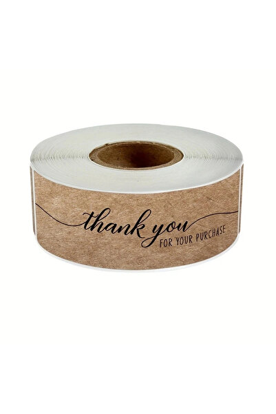 choice2 عند شرائك 120 قطعة/لفة من ملصقات "شكرًا لك" المصنوعة من ورق الكرافت، ...
