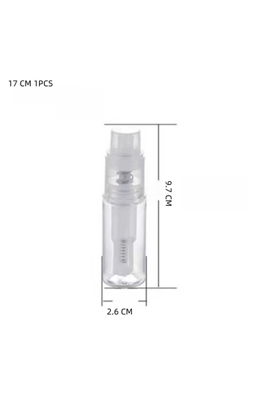 choice2 عبوة واحدة سعة 17 مل مزودة بمضخة بخاخ بودرة لامعة للفلفل/بودرة التلك،...