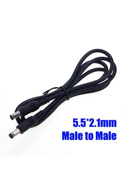 Choice11 1m 5.5x2.1 Male to Male JCD 1m 2m 3m DC Power Extension Cable 5.5*2....