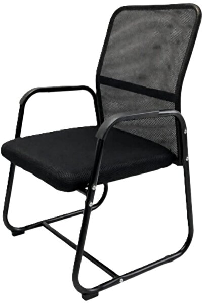 Biki كرسي اجتماعات شبكي ثابت بدون عجلات 52×51×87 سم