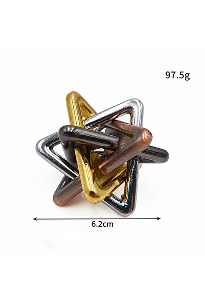 Choice3 ١٠ ألغاز كلاسيكية معدنية لتنمية الذكاء، ألعاب ألغاز سحرية محيرة للأطف...