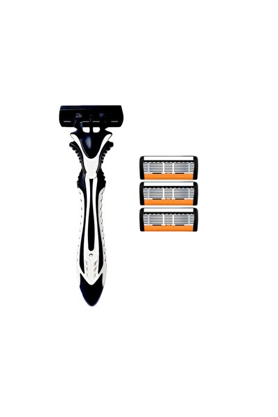 Choice1 ماكينة حلاقة يدوية للرجال بمقبض واحد و3 شفرات و6 شفرات، ماكينة حلاقة ...