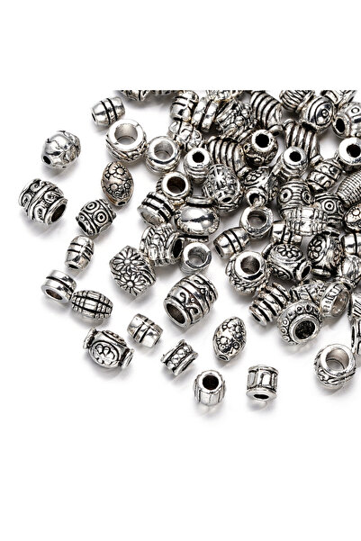 Choice9 50grams style 04 20/50Grams Ancient Silver Color Alloy Mixed Beads Bi...