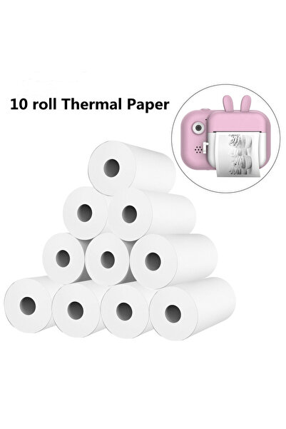 Choice 10 قطع من الورق الحراري عالي الدقة طابعة صغيرة محمولة ورق حراري عالمي ...