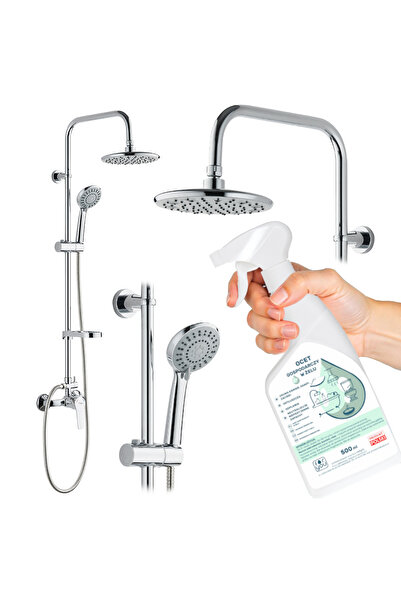 Other SET DE DUȘ ENNA cu baterie cromată + oțet de uz casnic
