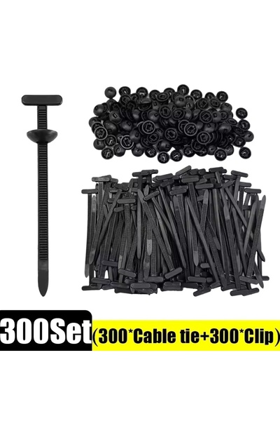 Choice1 300 PCS 500PCS Nylon Cable Zip Self-Locking Heavy Duty Zip Ties Indoo...