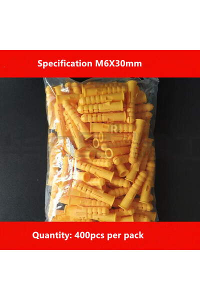 choice2 أنابيب تمدد بلاستيكية مضلّع M6X30mm 100-400 قطعة M6 M8 M10 سدادة أنبو...