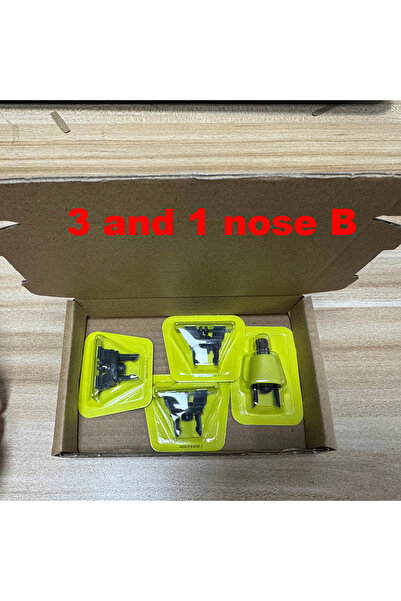 choice2 طقم استبدال ماكينة حلاقة كهربائية جديدة بثلاثة رؤوس وأنف واحد، متوافق...