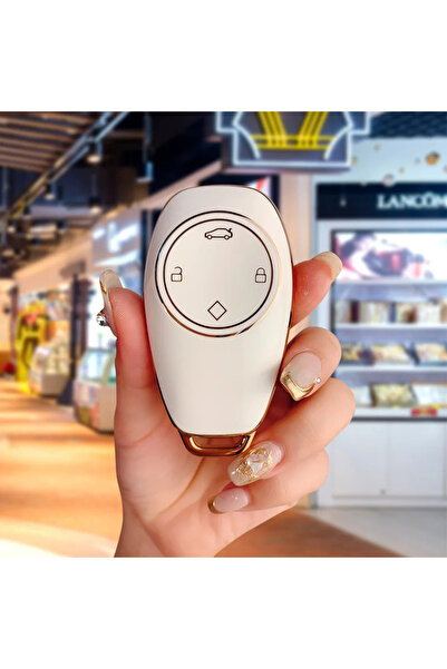 Choice7 WHITE For Leapmotor T03 C11 S01 C01 Key Cover, TPU Protective Case wi...