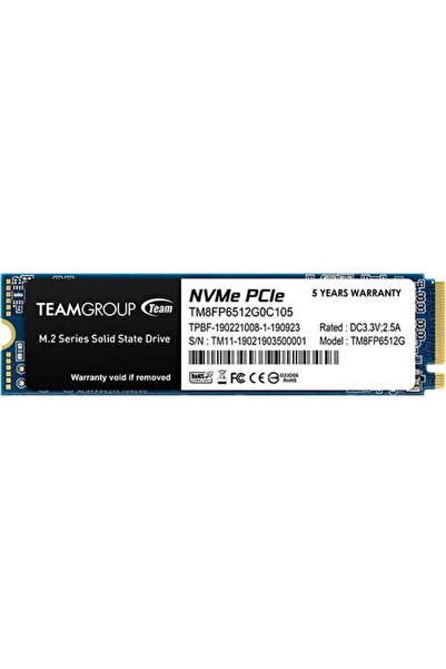 team group MP33 512GB PCI Express 3.0 x4 M.2 2280 SSD