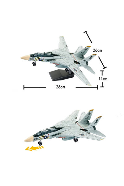 choice2 حقيبة بلاستيكية قابلة للتركيب، نموذج عسكري، لعبة بناء، طائرة إف-14 تو...