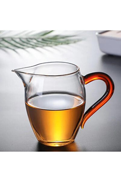 Choice5 Red 350ml High Borosilicate Glass Pointed Tea Cup Tea Dispenser Heat-...